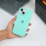 iPhone 15 Series Soft Liquid Silicone Case with Internal Microfiber Lining