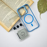 iPhone 15 Series Metal Camera Stand MagSafe Case with Camera Protection Rings