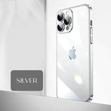 Luxury Purple Deep Clear iPhone Case With Camera Protector