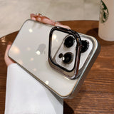 Metal Flip Glass Stand Case - iPhone