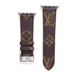 Brown LV Monogram Leather Band
