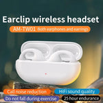 Auriculares inalámbricos de conducción ósea con clip para el oído