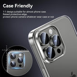 iPhone 15 Series Aluminium Alloy Easy to Install Camera Rings