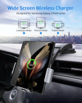 Cargador de coche inalámbrico de doble bobinar para Galaxy Z Fold 3 5G